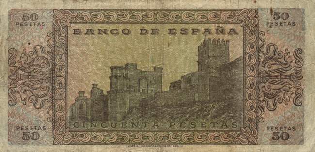 50 Pesetas 20.5.1938